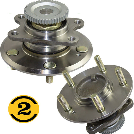 Rear Wheel Bearing Fit 2002-2005 Hyundai XG350, 2001 Hyundai XG300 Wheel Hub w/ABS, 5 Lugs, 512189 (2 Pack)