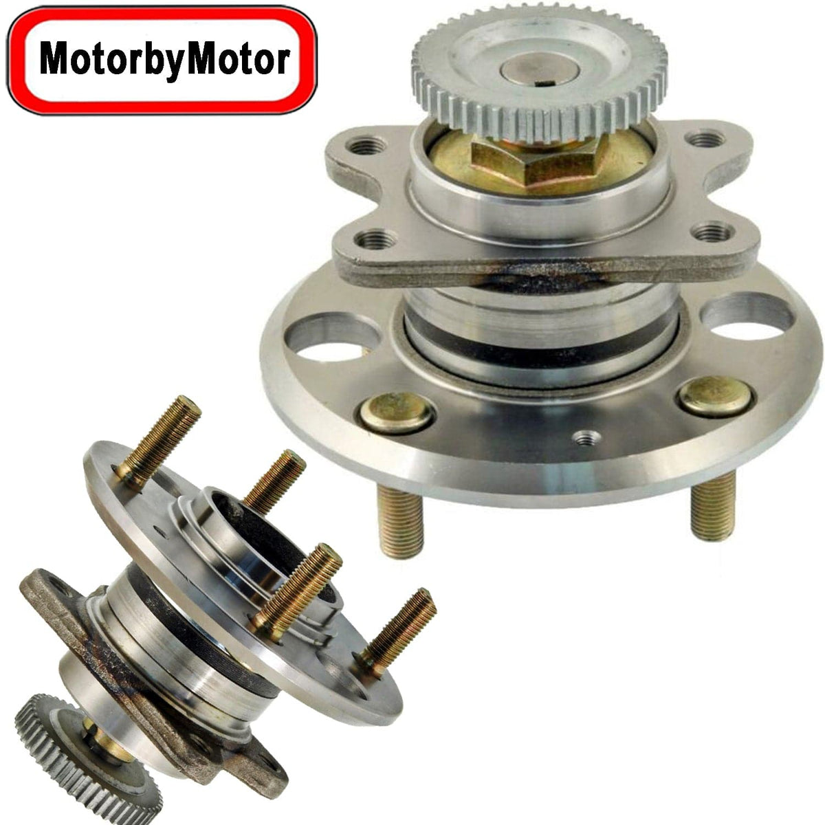 Rear Wheel Bearing for Hyundai Sonata, Kia Magentis, Kia Optima Wheel Hub w/ ABS Tone Ring,2WD FWD, 4 Lugs-512190 (2 Pack)