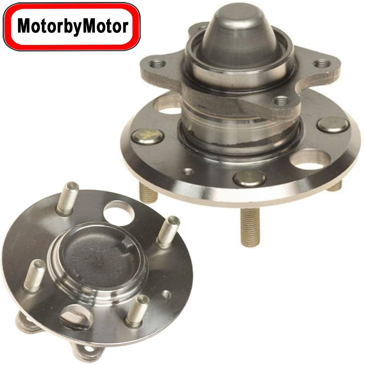 Rear Wheel Bearing for 1999-2005 Hyundai Sonata, 2001-2006 Kia Magentis, 2001-2006 Kia Optima Wheel Hub w/4 Lugs, 2WD FWD, Non-ABS-512191 (2 Pack)