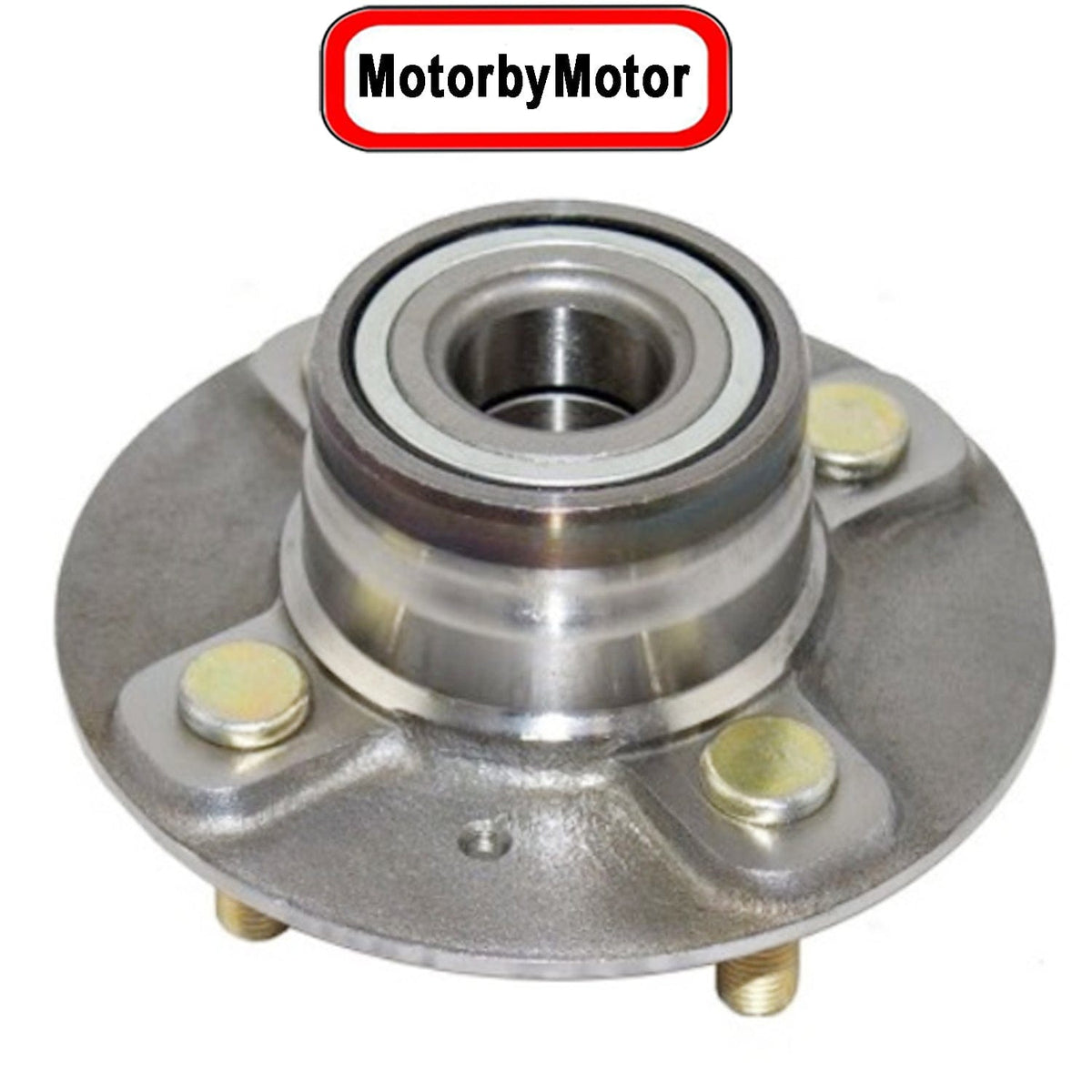 Rear Wheel Bearing for 2000-2006 Hyundai Accent Wheel Hub w/4 Lugs 2WD FWD, Non-ABS, 512193 (2 Pack)