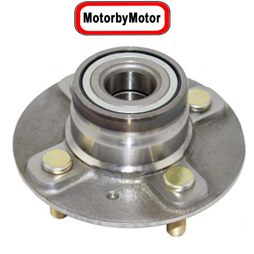 Rear Wheel Bearing for 2000-2006 Hyundai Accent Wheel Hub w/4 Lugs 2WD FWD, Non-ABS, 512193 (2 Pack)