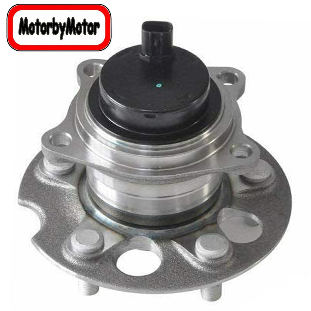 MotorbyMotor Rear Wheel Bearing for Toyota Sienna-w/5 Lugs 2WD, FWD, w/ABS-512280