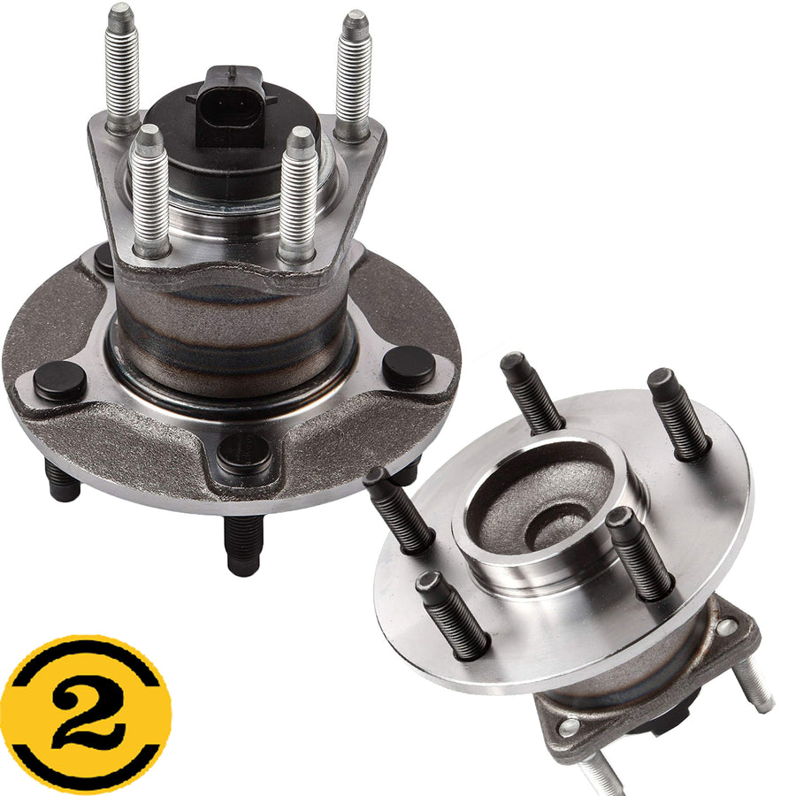 Chevrolet Pontiac Saturn Rear Wheel Bearing Hub 512285 5-Lug ABS (2 Pack)
