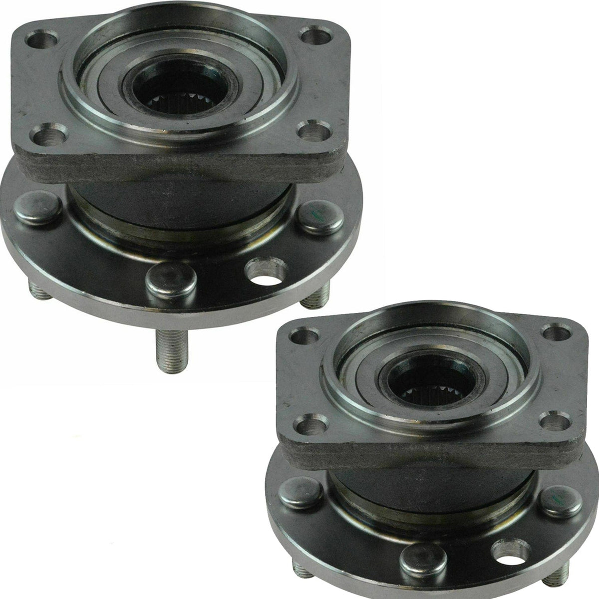 Rear Wheel Bearing Fit 2002-2008 Jaguar X Type  5 Lugs AWD, 512306 (2 Pack)