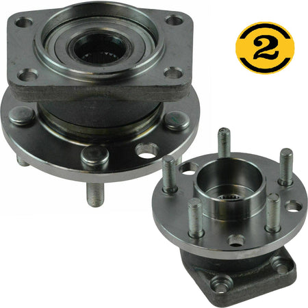 Rear Wheel Bearing Fit 2002-2008 Jaguar X Type  5 Lugs AWD, 512306 (2 Pack)