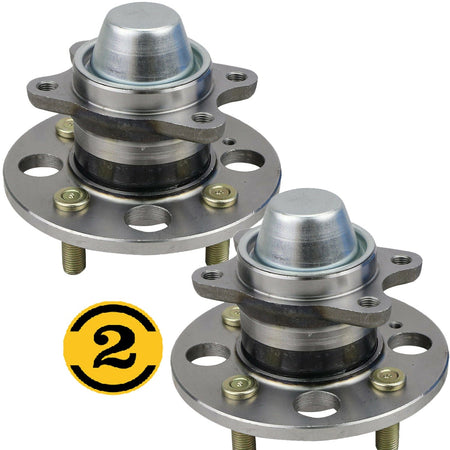 Rear Wheel Bearing Fit 2006-2011 Kia Rio, Kia Rio5, 2007-2011 Hyundai Accent Wheel Hub, 4 Lugs-512325 (2 Pack)