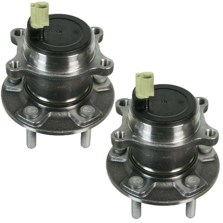 Rear Wheel Bearing for 2012-2018 Ford Focus with ABS Sensor Wheel Hub 5-Lug  512465 (2 Pack)