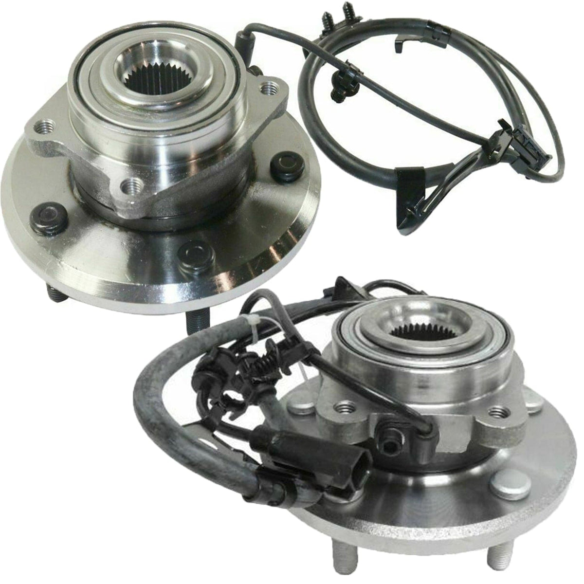 Rear Wheel Bearing Fit 2009-2018 Dodge Journey Hub Bearing w/ABS, Wheel Hub 5-Lug 2WD, AWD 512478+512479 (2 PACK)