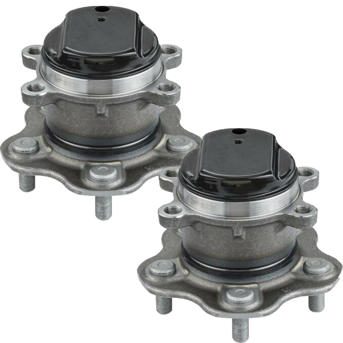 Rear Wheel Bearing Fit 2017-2019 Nissan Qashqai,2017-2019 Nissan Rogue Sport, 2014-2019 Nissan Rogue Wheel Hub 5 Lugs, w/ABS, 512534 (2 Pack)