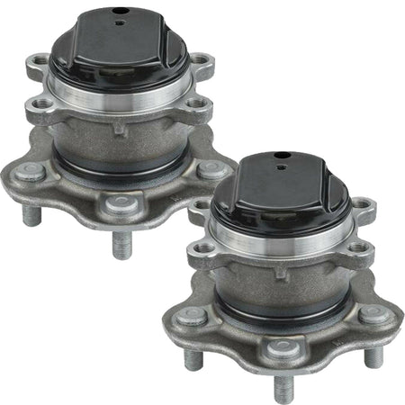 Rear Wheel Bearing Fit 2017-2019 Nissan Qashqai,2017-2019 Nissan Rogue Sport, 2014-2019 Nissan Rogue Wheel Hub 5 Lugs, w/ABS, 512534 (2 Pack)