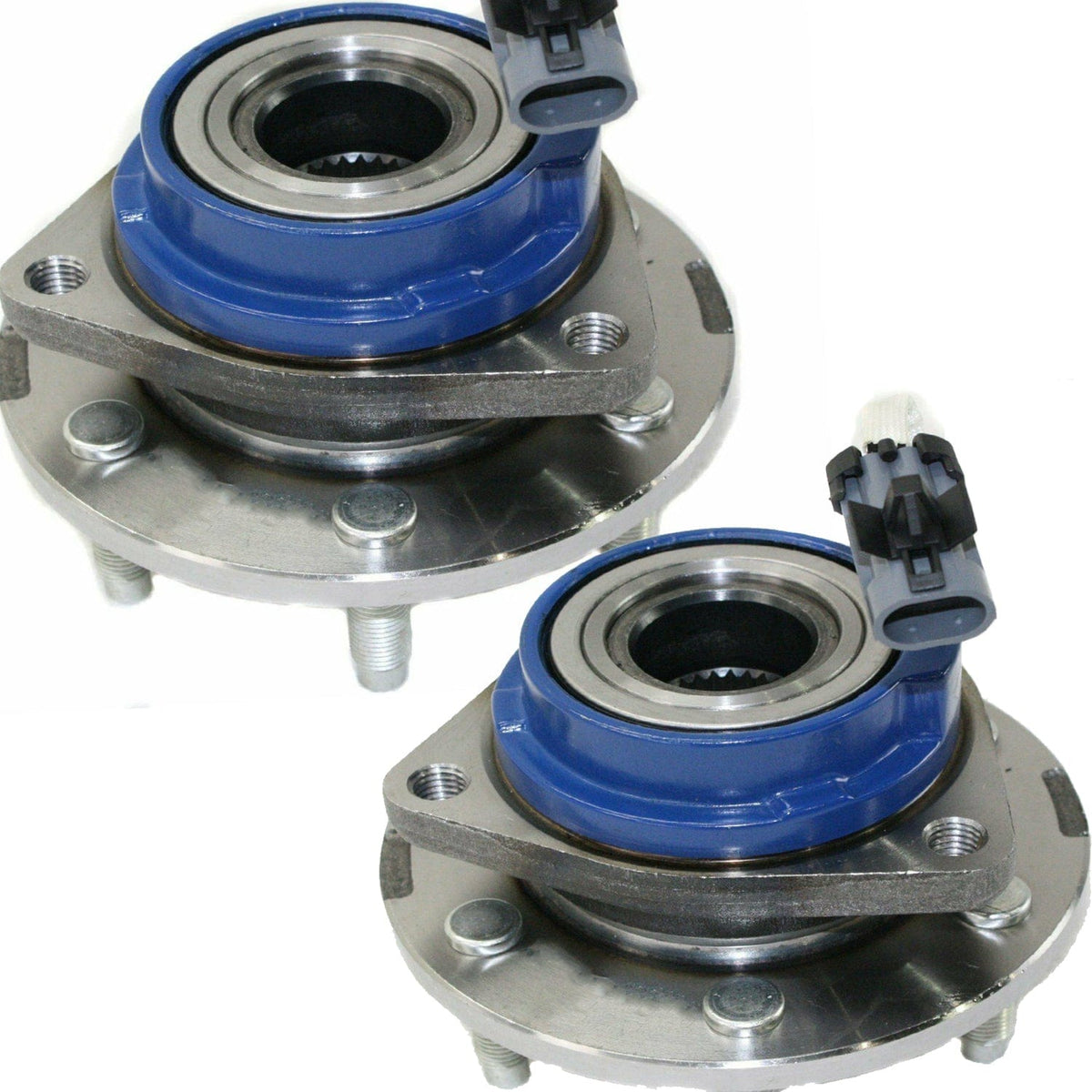 Front Wheel Bearing Fit 2004-2009 Cadillac SRX, w/ABS Wheel Hub 6 Lugs AWD, 513198 (2 Pack)