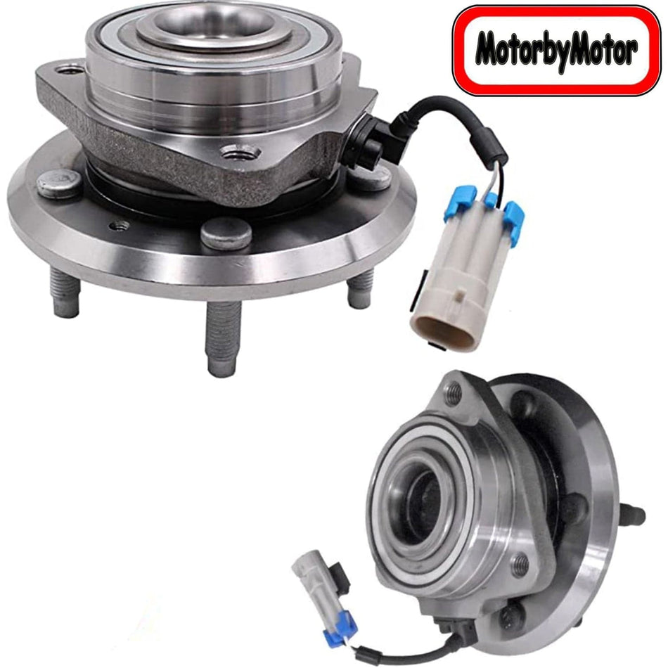 Front Wheel Bearing Fit Chevrolet Equinox Pontiac Torrent Suzuki, Chevrolet Captiva, Saturn Vue Wheel Hub w/ABS, 5 Lugs, 513276 (2 PACK)