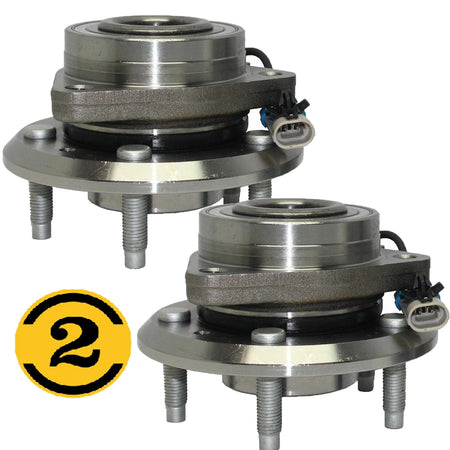 Front Wheel Bearing Fit Chevrolet Equinox Pontiac Torrent Suzuki, Chevrolet Captiva, Saturn Vue Wheel Hub w/ABS, 5 Lugs, 513276 (2 PACK)