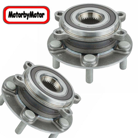 Front Wheel Bearing for 2014-2019 Mazda 6, 2013-2018 Mazda CX-5 Wheel Hub w/5 Lugs 513347 (2 PACK)