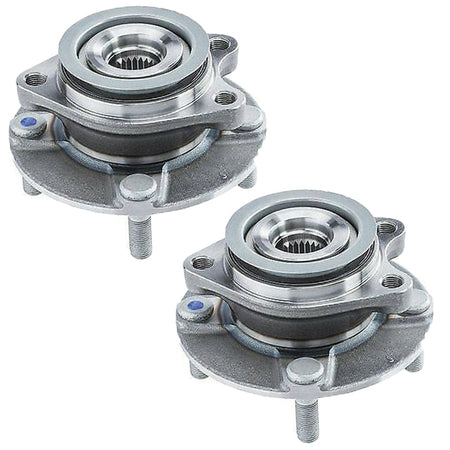 Front Wheel Bearing Fit 2007-2012 Nissan Versa Wheel Hub w/4 Lugs, 513373 (2 Pack)