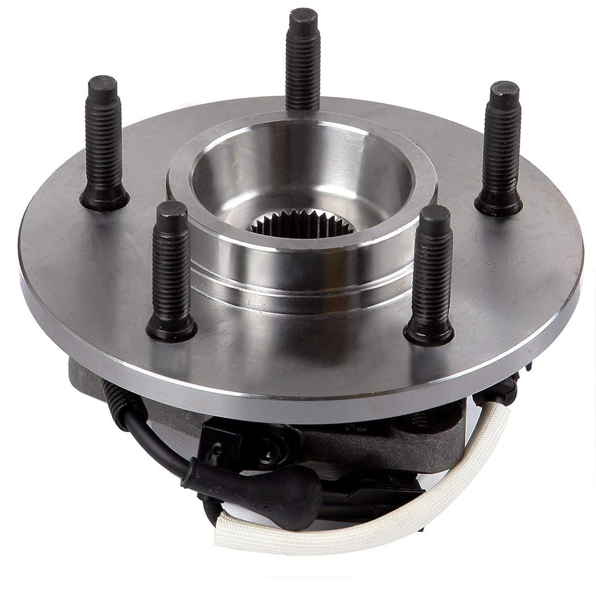 Front Wheel Bearing Fit 1998-2000 Lincoln Navigator, 1997-2000 Ford Expedition Wheel Hub 5 Lugs, 4WD w/ABS, 515004 (2 Pack)