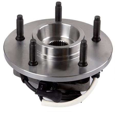 Front Wheel Bearing Fit 1998-2000 Lincoln Navigator, 1997-2000 Ford Expedition Wheel Hub 5 Lugs, 4WD w/ABS, 515004 (2 Pack)
