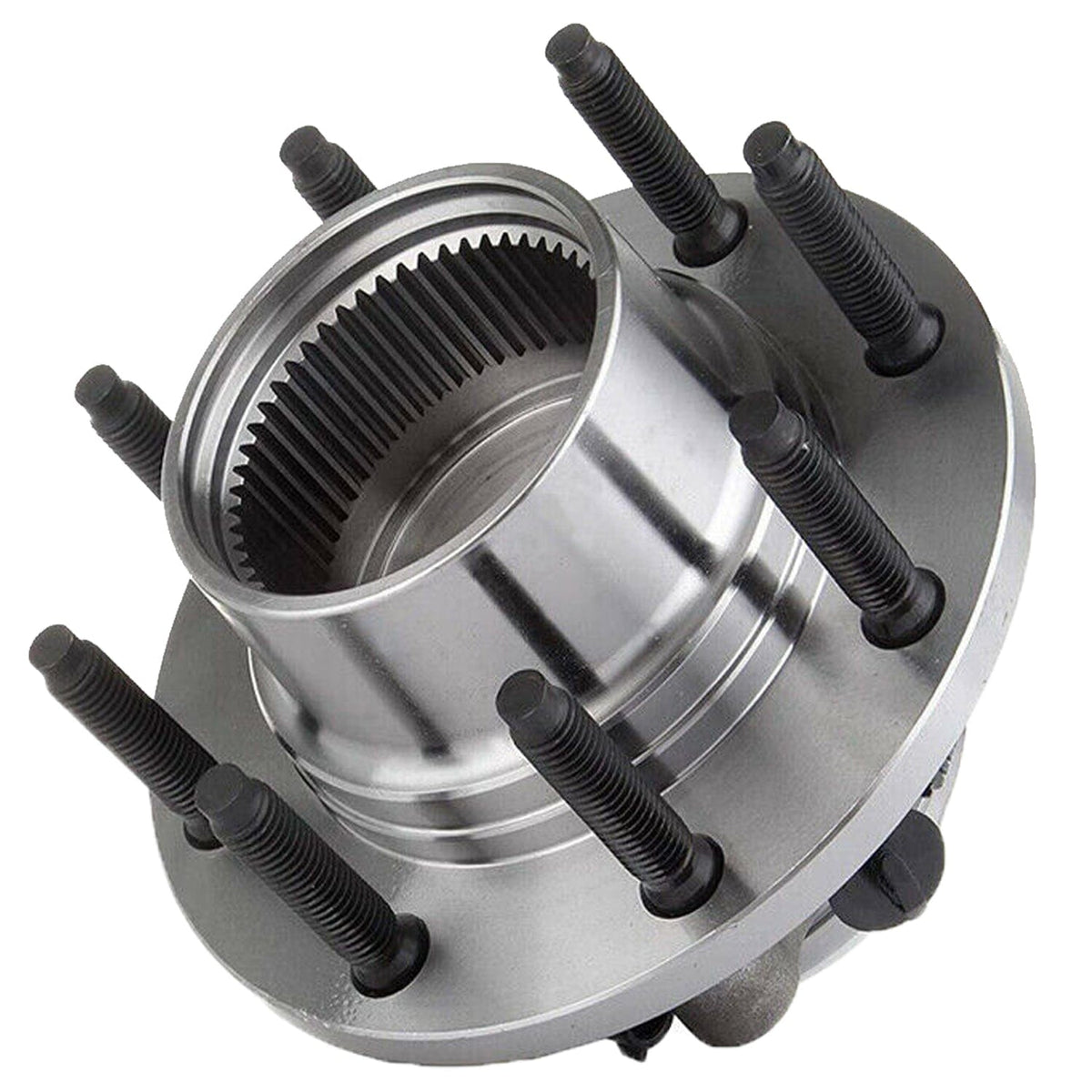 Front Wheel Bearing Fit 2000-2004 Ford F-250 F-350 Super Duty, 2000-2002 Ford Excursion Wheel Hub w/ABS 8 Lugs, 4WD, 515020 (2 Pack)