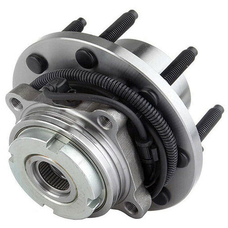 Front Wheel Bearing Fit 2000-2004 Ford F-250 F-350 Super Duty, 2000-2002 Ford Excursion Wheel Hub w/ABS 8 Lugs, 4WD, 515020 (2 Pack)