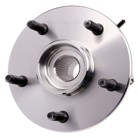 Front Wheel Bearing Fit 2000 2001 Dodge Ram 1500 Pickup Wheel Hub w/ABS, 5 Lugs, 4WD 515039 (2 Pack)