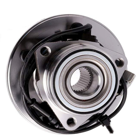 Front Wheel Bearing Fit 2000 2001 Dodge Ram 1500 Pickup Wheel Hub w/ABS, 5 Lugs, 4WD 515039 (2 Pack)