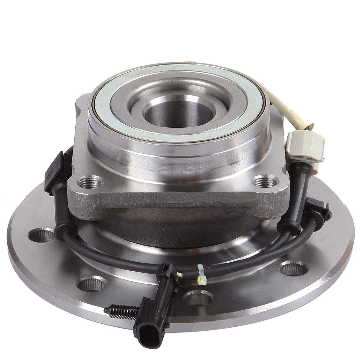 Front Wheel Bearing Fit Chevrolet K1500 K2500 K3500 Pickup Suburban, GMC K1500 K2500 K3500 Pickup Suburban Wheel Hub w/ABS 8 Lugs 4WD, 515041 (2 Pack)