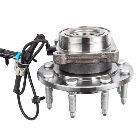Front Wheel Bearing Fit GMC Sierra Silverado 1500 2500, Yukon XL Chevrolet Avalanche Suburan 2500 Wheel Hub w/ABS, 8 Lugs 2WD RWD, 515086  (2 Pack)