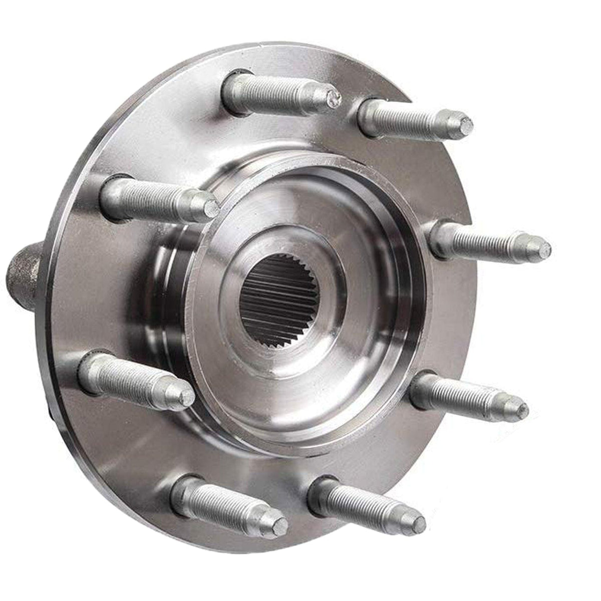 Front Wheel Bearing Fit GMC Sierra Silverado 1500 2500, Yukon XL Chevrolet Avalanche Suburan 2500 Wheel Hub w/ABS, 8 Lugs 2WD RWD, 515086  (2 Pack)