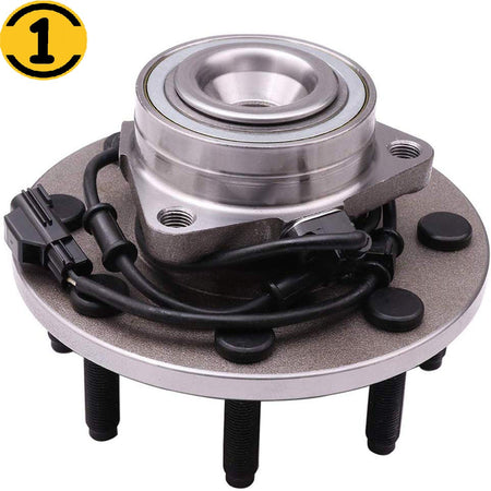 Front Wheel Bearing Fit 2003-2005 Dodge Ram 3500 Pickup Dodge Ram 2500 Pickup Wheel Hub w/ABS 8 Lugs 2WD RWD, 515089 (2 Pack)