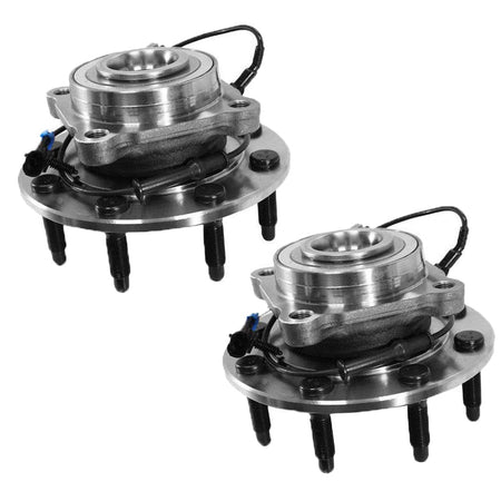 Front Wheel Bearing Fit Chevy Silverado GMC Sierra 2500 3500(HD), Chevy Suburban, GMC Yukon XL 2500, Hummer H2 Wheel Hub  w/ABS 8 Lugs,515098 (2 PACK)