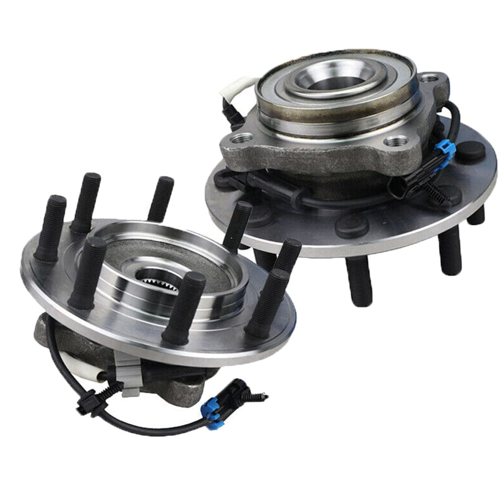 MotorbyMotor Front Wheel Bearing Fit GMC Sierra 3500, Chevy Silverado 3500 Wheel Hub 8 Lugs, w/ABS 515099  (2 Pack)