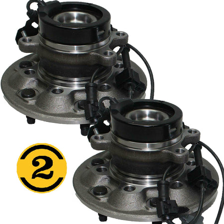 Front Wheel Bearing Fit Fit 2004-2008 Chevrolet Colorado GMC Canyon, Wheel Hub w/ABS, 6 Lugs, 515108 515109