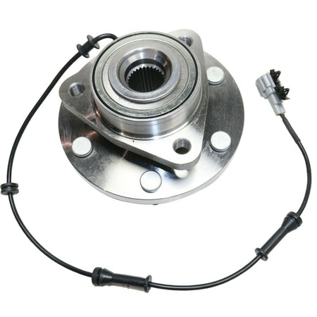 MotorbyMotor 515125 Front Wheel Bearing and Hub Assembly with 6 Lugs Fits for Infiniti QX56 Armada Titan Low-Runout OE Directly Replacement Hub Bearing (4WD w/ABS)