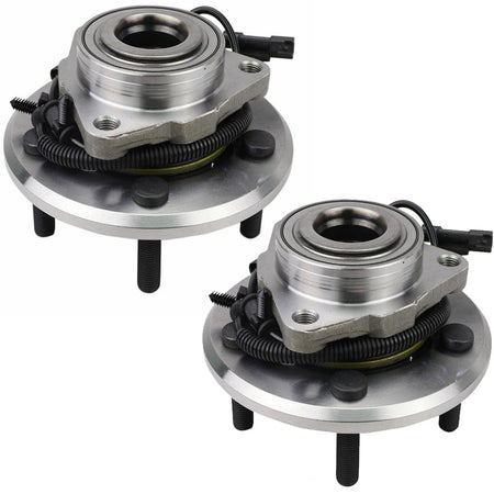 MotorbyMotor 515151  Front Wheel Bearing Fit 2012-2019 Ram 1500,  Classic Wheel Hub w/ABS, 5-Lugs (2 Pack)