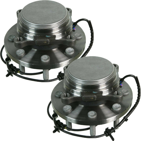 Front Wheel Bearing Fit 2012 2013 Ram 2500, 2012 Ram 3500 Wheel Hub w/ABS 8 Lugs, 2WD RWD, 515154 (2 Pack)