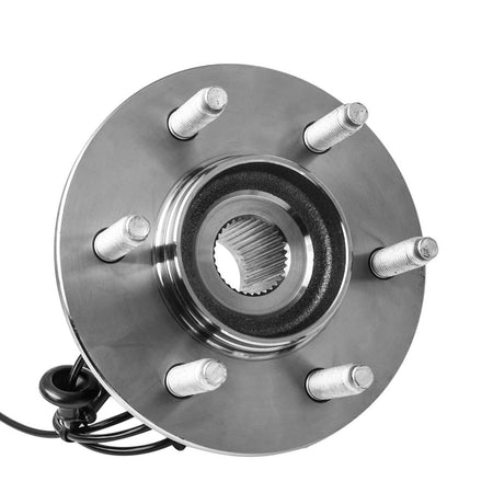 MotorbyMotor 541001 Rear Wheel Bearing and Hub Assembly with 6 Lugs Fits for Ford Expedition Lincoln Navigator Low-Runout OE Directly Replacement Hub Bearing (w/ABS)-2 Pack