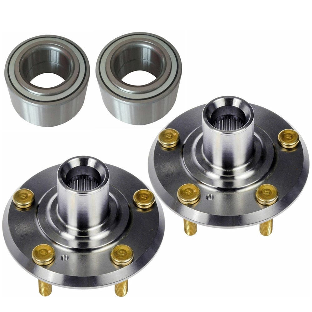 Front Wheel bearing Fit 2002-2010 Chrysler PT Cruiser, 2002-2005 Dodge Neon Hub Bearing (2 Pack) 5 Lugs, FWD, 930-300  510058