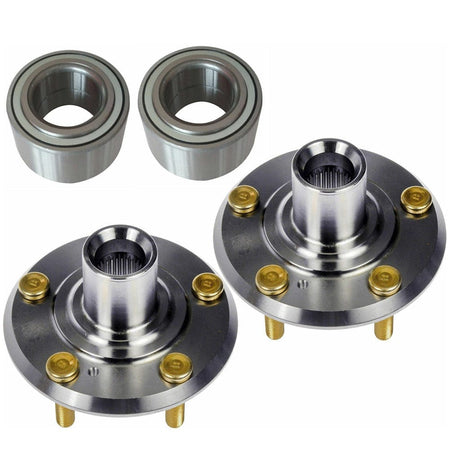 Front Wheel bearing Fit 2002-2010 Chrysler PT Cruiser, 2002-2005 Dodge Neon Hub Bearing (2 Pack) 5 Lugs, FWD, 930-300  510058