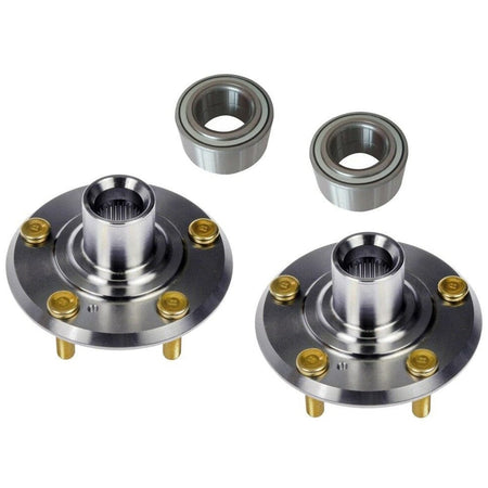 Front Wheel bearing Fit 2002-2010 Chrysler PT Cruiser, 2002-2005 Dodge Neon Hub Bearing (2 Pack) 5 Lugs, FWD, 930-300  510058