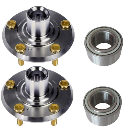 Front Wheel bearing Fit 2002-2010 Chrysler PT Cruiser, 2002-2005 Dodge Neon Hub Bearing (2 Pack) 5 Lugs, FWD, 930-300  510058