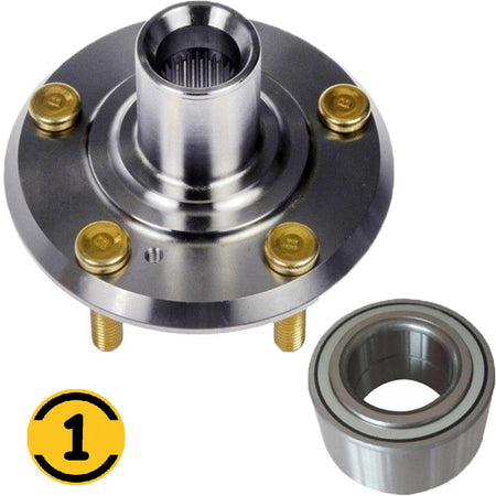 Front Wheel Bearing Fit 2000-2010 Chrysler PT Cruiser, 2002-2005 Dodge Neon Wheel Hub with 5 Lugs, 930-300, 510058
