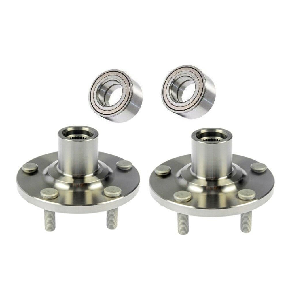 Front Wheel Bearing Fit Toyota 2004-2017 Camry, 2001-2007 Toyota Highlander, 2004-2008 Toyota Solara Wheel Hub w/5 Lugs AWD, 930 401 510063 (2 Pack)