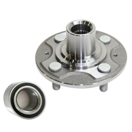 Front Wheel Bearing Fit 2001-2005 Honda Civic Hub Bearing w/4 Lugs, 930 456 510030