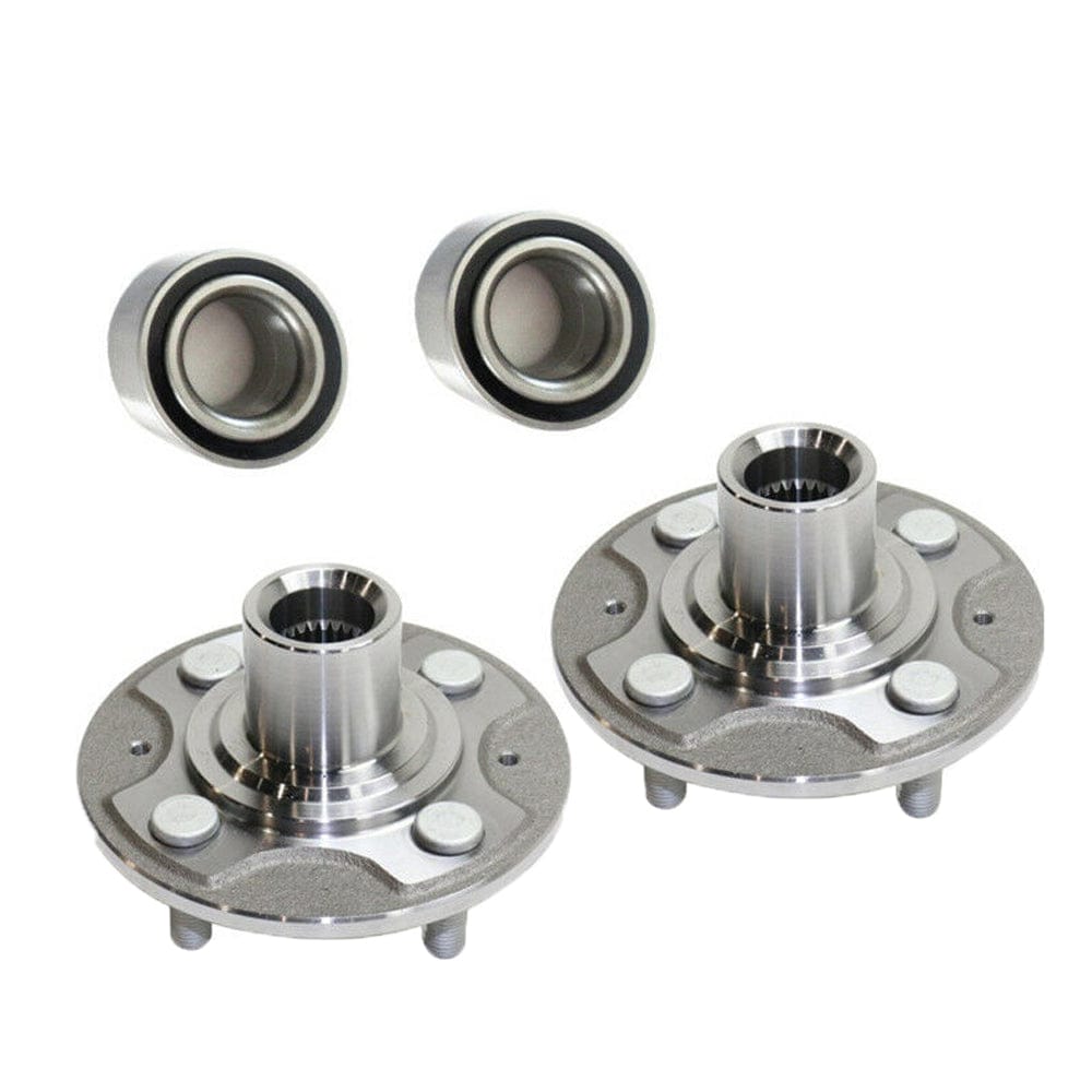 Front Wheel Bearing Fit 2001-2005 Honda Civic Hub Bearing w/4 Lugs,930 456 510030 (2 Pack)