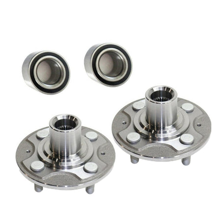 Front Wheel Bearing Fit 2001-2005 Honda Civic Hub Bearing w/4 Lugs,930 456 510030 (2 Pack)