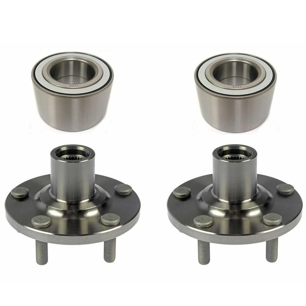 Front Wheel Hub Bearing Bearing Assembly Fit Subaru BAJA Forester Impreza Legacy Outback Hub Bearing (2 Pack) w/5 Lugs, Replace 930-501, 517008