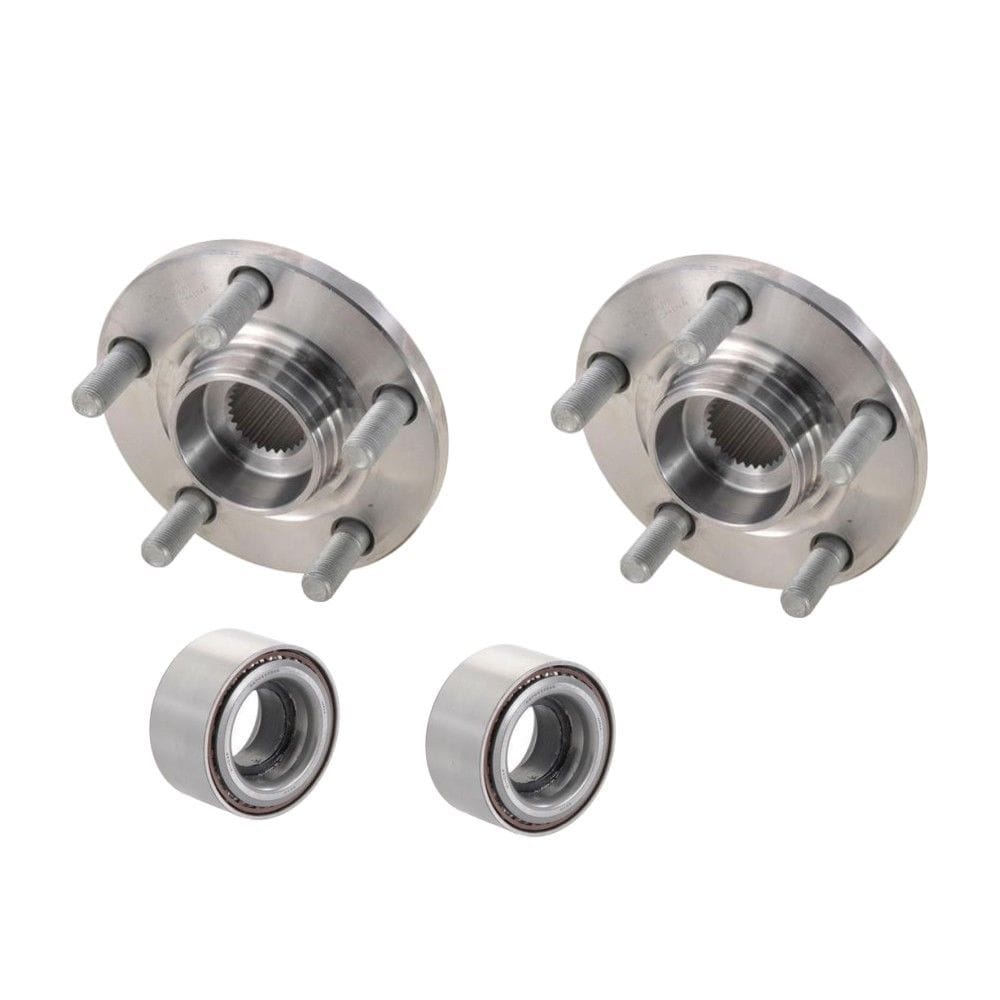 Front Wheel Hub Bearing Bearing Assembly Fit Subaru BAJA Forester Impreza Legacy Outback Hub Bearing (2 Pack) w/5 Lugs, Replace 930-501, 517008