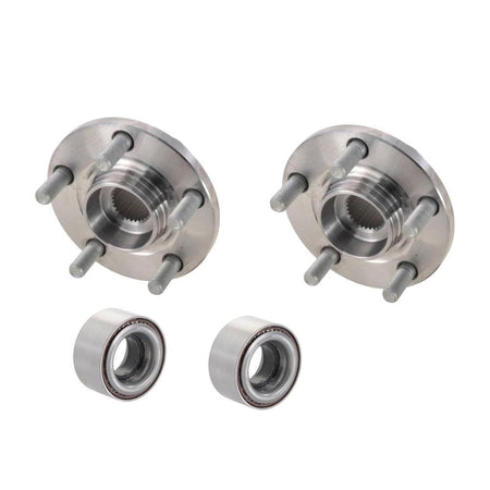 Front Wheel Hub Bearing Bearing Assembly Fit Subaru BAJA Forester Impreza Legacy Outback Hub Bearing (2 Pack) w/5 Lugs, Replace 930-501, 517008