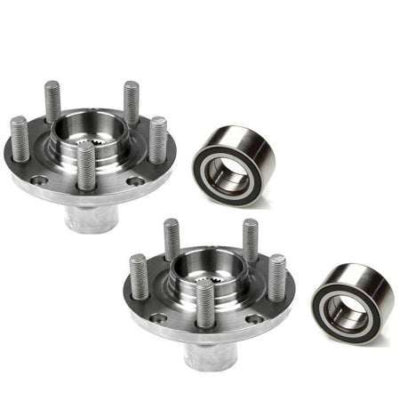 Front Wheel Hub Bearing Bearing Assembly Fit Subaru BAJA Forester Impreza Legacy Outback Hub Bearing (2 Pack) w/5 Lugs, Replace 930-501, 517008