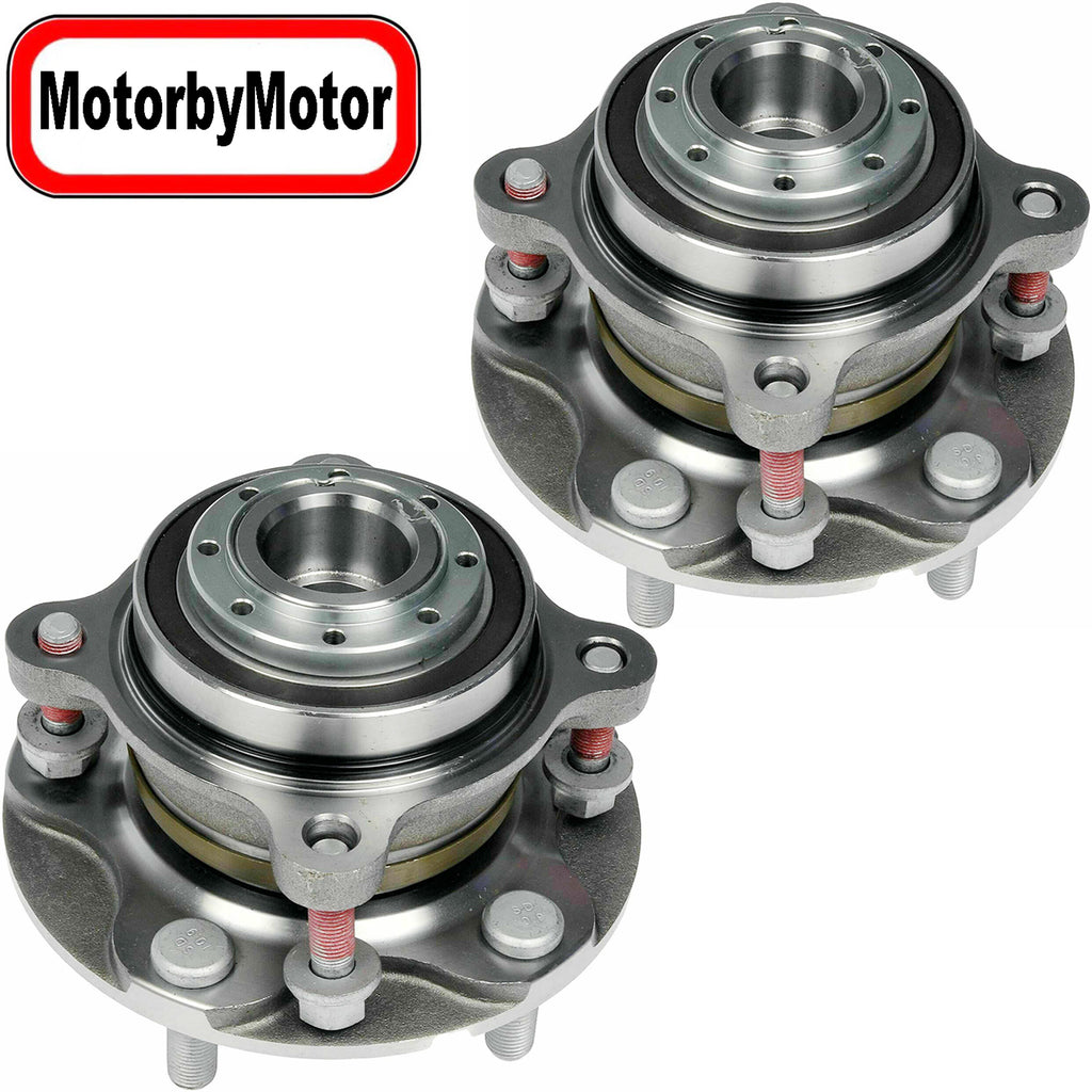 Rear Wheel Bearing for Chrysler Grand Voyager, Dodge Caravan Grand Caravan, Plymouth Grand Voyager w/ABS, 4 Lugs, 2WD FWD, 512156 (2PACK)